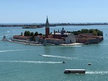 Isola di San Giorgio Maggiore from the top of the Campanille