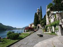 Cemetary of Morcote (Canton of Ticino)