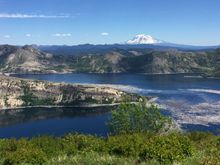 On top of Harry’s Ridge (sorry these pics are out of order. Arghhhhh.) That’s Mt. Adam’s.