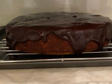 
An acceptable first try. And at least I know it will taste over the moon as well as look like it! 

