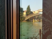 Reflection in the window 