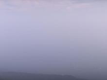 As the camera moves across,  here is more smoky haze