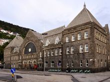 Bergen Train Station, rather quiet today