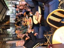 Here you go Mimi. We raised a glass to you. To  be honest a few glasses. That probably why we are sideways. 