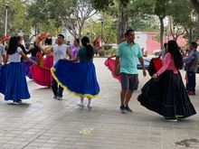 Dancing in the park 