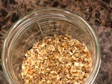 
Perfect ground nuts. I needed this like a third ear but sometimes.......