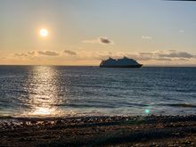 From Magellan Island. We were up early!