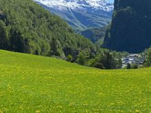 On the road to Flåm 