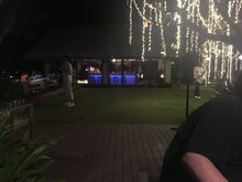 Beautifuly lit gardens