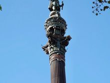 Christopher Columbus Memorial. Spain’s biggest holiday, it’s National Day, is the day he “discovered” (by accident) North America, Oct 12. 