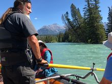 Kim,  has been rowing on the river for 30 yrs.