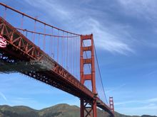View of GGB from roof of Fort Point