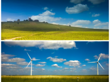 I got beautiful landscape pictures on a clear sunny day, which could easily pass off as the Windows Wallpapers