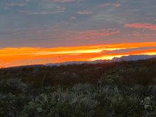 Sunset photo from Big Bend.