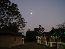 Prakriti Farm by night.
