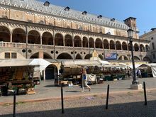 Padua’s Palzzo delle Ragione.  Inside on the ground floor are all shorts of fun food shops.