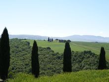 The chapel in the distance