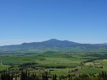The view from Pienza was much better on Sunday morning