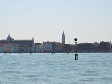 view back from the boat