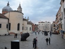 Campo Santa Maria Formosa with church and two of the lions