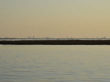 Venice in the distance (zoomed)