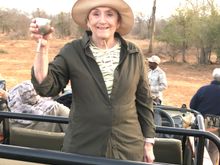 My silver chalice on white wine 