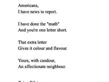 I follow this English poem on Facebook. His poem today  is meant for you Sugarmaple. His name is Brian Bilston. I got todays Wordless in 3. My best ever (of what? 4 days?)