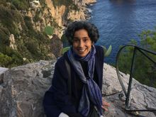 Taking advantage of the view! 