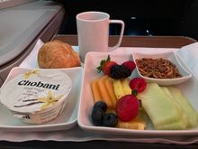 Totally full from the evening before so just had the fruit plate breakfast