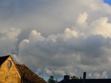 Buttery yellow stone is everywhere in CC.