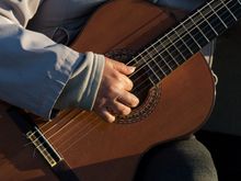 There might be music. The musician was petite Beatrice from Moldova. She switched from classical to 'The Godfather Theme' as we passed. Check out the vibrating second string.