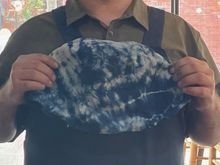 One side of finished hat