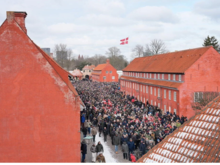 Silent Protest outside US embassy Copenhagen