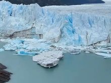 Carving in Perito Moreno Glacier