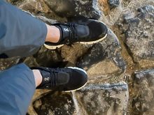 Walking on some very old floors (castle origins in the 1400s)