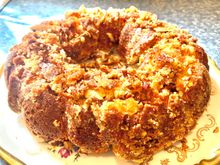 Orange ball cake. A sweet yeast cake I’ve eaten my whole life 