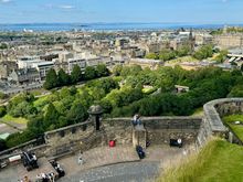 Edinburgh below