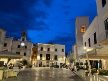 Nighttime on the piazza
