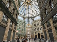 Galleria Umberto I, a shopping "mall" that was built built between 1887-1890, along Via Toledo