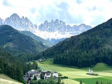 Another view from our elevated position on the hilltop