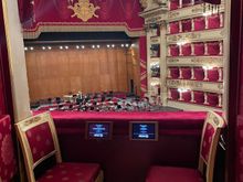 Having a box seat at La Scala was sort of a pinch me moment