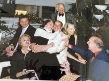 Friends of Manriqque include the great Alfredo Kraus.  Manrique in center of photo.