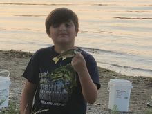 so proud of any fish he catches.