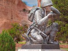 Navajo Code Talkers monument in AZ
