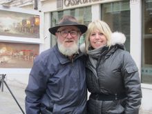 he smiled more after we bought the painting