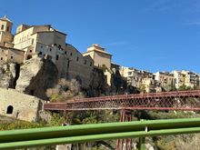 The old city from the Parador side of the "river" 