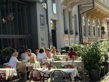 Lovely and lively cafe culture in Cluj.