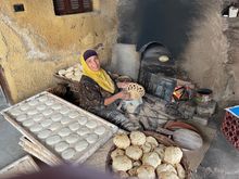 Bread maker at lunch