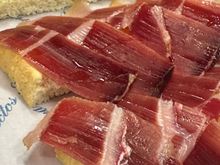 Jamon Iberico, Ibgerian ham (Shawn explained the varieties of this delicacy and how it pairs so well with sherries; we had the opportunity to taste with different styles of sherry)