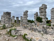 On the top of the structure